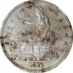 1877-S Trade Dollar. Unc Details--Cleaned (NGC).