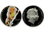 2010年所罗门群岛彩色纪念银币，斑袋貂 ，面值10元，重量25克