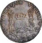 MEXICO. 8 Reales, 1766-Mo MF. Mexico City Mint. Charles III. NGC AU-50.