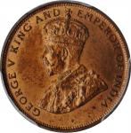 CEYLON. Cent, 1926. PCGS PROOF-64 Red Brown Gold Shield.