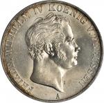 GERMANY. Prussia. 2 Talers, 1851-A. Berlin Mint. PCGS MS-65 Secure Holder.