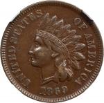 1869 Indian Cent. EF-45 BN (NGC).