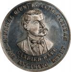 1877 Anti-George B. McClellan New Jersey Gubernatorial Campaign Medal. DeWitt-Unlisted. White Metal.
