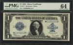 UNITED STATES. Fr. 237*. 1923 1 Dollar Silver Certificate Star Note. PMG Choice Uncirculated 64.