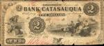 Catasauqua, Pennsylvania. Bank of Catasauqua. May 15, 1861. $2. Very Good.
