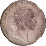 ITALY. Lombardy-Venetia. Scudo, 1853-V. Venice Mint. Francesco Giuseppi (Franz Joseph of Austria). N