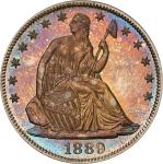 1889 Liberty Seated Half Dollar. Proof-66+ (PCGS). CAC.