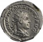 PHILIP I, A.D. 244-249. AR Antoninianus (4.04 gms), Rome Mint, A.D. 247. NGC MS, Strike: 5/5 Surface