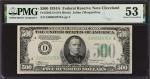 Fr. 2202-D. 1934A $500 Federal Reserve Note. Cleveland. PMG About Uncirculated 53.