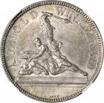 SWITZERLAND. Nidwalden 5 Francs, 1861. NGC MS-63.