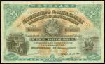 The HongKong and Shanghai Banking Corporation, $5, 1923, serial number B312206, green, orange and bl