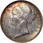 1840(c)印度1卢比，PCGS MS61，编号29603488，币边有悦目的金黄色包浆