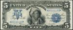 United States of America, Silver Certificate, 5 dollars, 1899, serial number N56191183, portrait of 