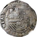BOLIVIA. Cob 8 Reales, ND (1574-86)-P B. Potosi Mint. Philip II. NGC VF Details--Plugged.