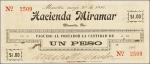 MEXICO--REVOLUTIONARY. Hacienda Miramar. 1 Peso, 1914. M4043. Very Fine.