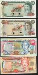x Bermuda Monetary Authority, specimen $20, 1974, green, specimen $50, 1974, brown, also $50, 2002, 