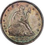1876 Twenty-Cent Piece. Proof-66 (PCGS).