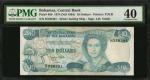 BAHAMAS. Central Bank of the Bahamas. 10 Dollars, 1974 (ND 1984). P-46b. PMG Extremely Fine 40.