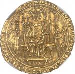 FRANCE / CAPÉTIENS - FRANCE / ROYALPhilippe VI (1328-1350). Chaise d’or ND (1346).  NGC MS 64 (66357