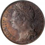 BRITISH WEST INDIES. Copper 1/50 Dollar - 2 Pence Pattern, 1823. George IV. PCGS PROOF-65.