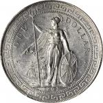 1903/2-B年英国贸易银元站洋一圆银币孟买铸币厂 GREAT BRITAIN. Trade Dollar, 1903/2-B. Bombay Mint. Edward VII. PCGS MS-6