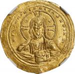 CONSTANTINE VIII, 1025-1028. AV Histamenon Nomisma (4.42 gms), Constantinople Mint. NGC Ch AU, Strik