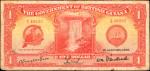 BRITISH GUIANA. Government of British Guiana. 1 Dollar, 1929. P-6. Fine.