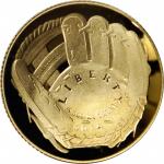 2014-W National Baseball Hall of Fame Gold $5. Deep Cameo Proof (Uncertified).