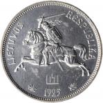 LITHUANIA. 5 Litai, 1925. London Mint. PCGS PROOF-63 Gold Shield.