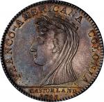 1796 Castorland Medal. Silver, Original. W-9100, Breen-1058. MS-63 (PCGS). Reeded edge. Coin turn.