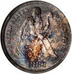 1882 Liberty Seated Dime. Proof-64 (NGC). CAC. OH.