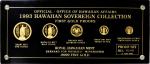 1993 Hawaiian Sovereign Gold Proof Set. Total Weight 1.9 Ounces. 999 Fine. Bruce PS-10. Gem Cameo Pr