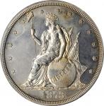 1873 Pattern Trade Dollar. Judd-1310, Pollock-1453. Rarity-4. Silver. Reeded Edge. Proof-62 (PCGS).