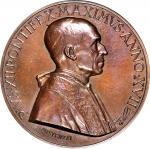 1954年意大利庇护十二世/圣母加冕铜章。ITALY. Vatican City. Pius XII/ Virgins Coronation Bronze Medal, 1954 Year XVII.