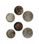 二战时期芬尼代 用币等一组三枚