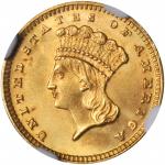 1889 Gold Dollar. MS-66 (NGC).