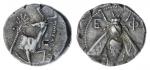 Ionia, Ephesos, AR Tetradrachm, c. 320-300 BC, Magistrate Mnesarchos, E-PH bee within beaded circle,