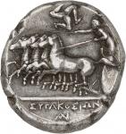 GRÈCE ANTIQUE - GREEKSicile, Syracuse, Agathoclès (317-289 av. J.-C.). Tétradrachme ND (317-310 av. 