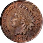 1898 Indian Cent. MS-65 BN (NGC).