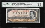 1954年加拿大银行50元。CANADA. Bank of Canada. 50 Dollars, 1954. BC-34b. PMG Choice Very Fine 35.
