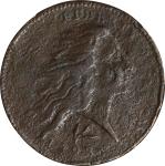 1793 Flowing Hair Cent. Wreath Reverse. S-11A. Rarity-4+. Vine and Bars Edge. EF Details--Corrosion 