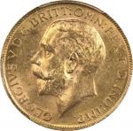 SOUTH AFRICA. Sovereign, 1927-SA. Pretoria Mint. George V. PCGS MS-63.