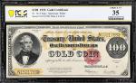 Fr. 1215. 1922 $100 Gold Certificate. PCGS Banknote Choice Very Fine 35.