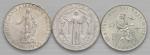 Foreign coins;AUSTRIA Repubblica Lotto di tre monete in AG come da foto da esaminare - BB-SPL;20