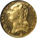 FRANCE. Louis dOr, 1786-T. Nantes Mint. Louis XVI (1774-93). NGC MS-65.