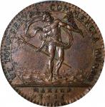1755 Franco-American Jeton. The Argonauts and the Golden Fleece. Lecompte-160. Bronze. AU-53 (PCGS).