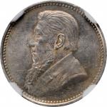 SOUTH AFRICA. 3 Pence, 1894. Pretoria Mint. NGC MS-61.