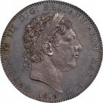 GREAT BRITAIN. Crown, 1819 Year LIX. London Mint. George III. PCGS MS-62.