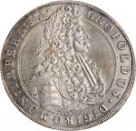BOHEMIA. Taler, 1702-GE. Prague Mint. Leopold I. NGC AU-58.
