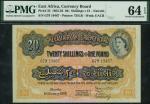 x East African Currency Board, 20 shillings = 1 pound, 1 January 1955, serial number G79 19467, (Pic
